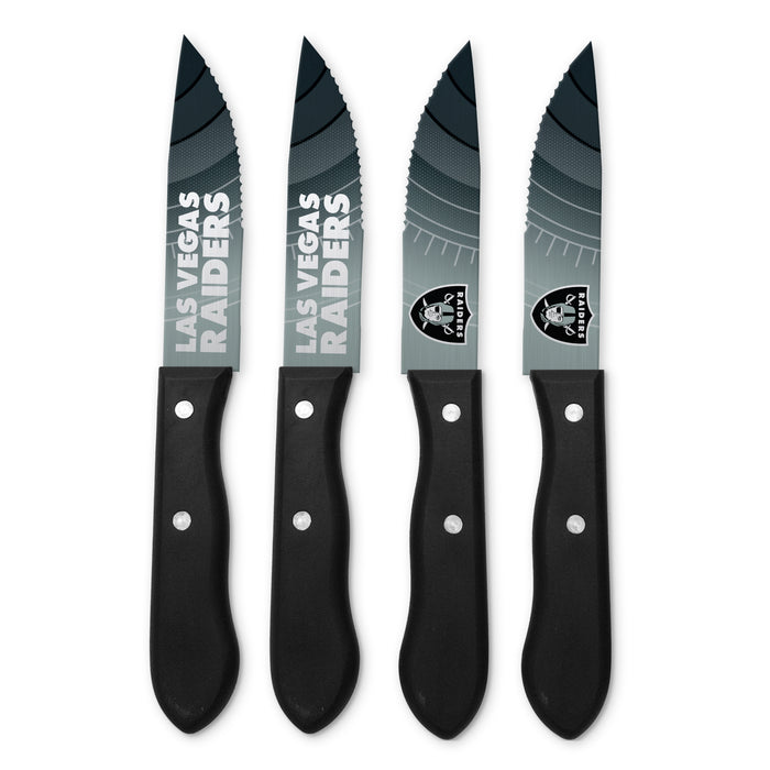 NFL Las Vegas Raiders 4 pc Steak Knives