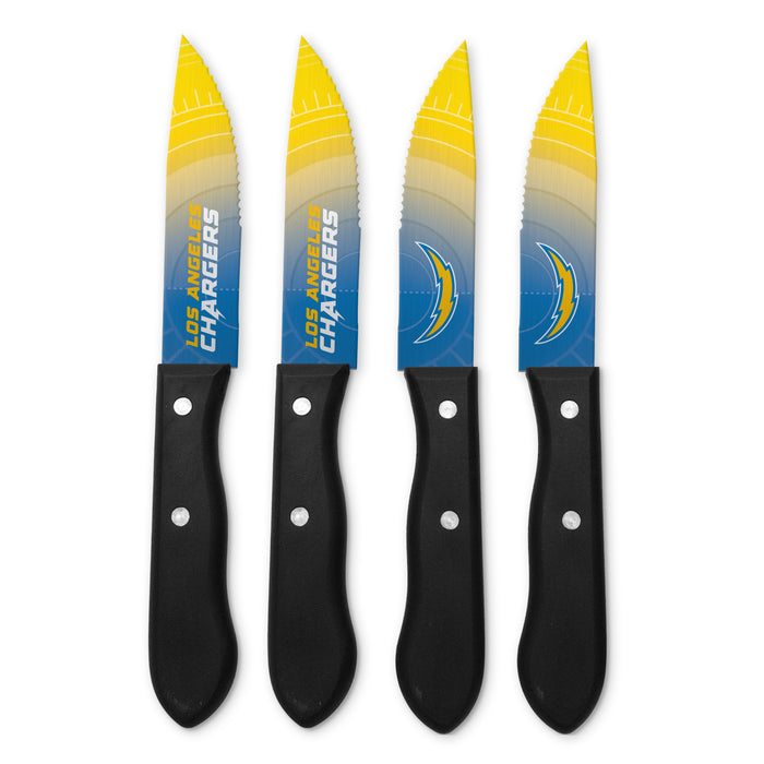 NFL Los Angeles Chargers 4 pc Steak Knives