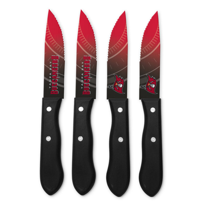 NFL Tampa Bay Buccaneers 4 pc Steak Knives