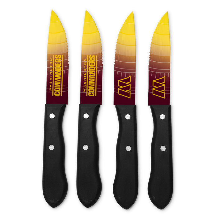 NFL Washington Commanders 4 pc Steak Knives