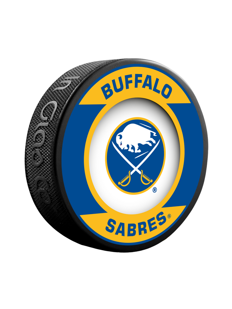 NHL Buffalo Sabres Retro Souvenir Collector Hockey Puck