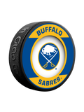 NHL Buffalo Sabres Retro Souvenir Collector Hockey Puck