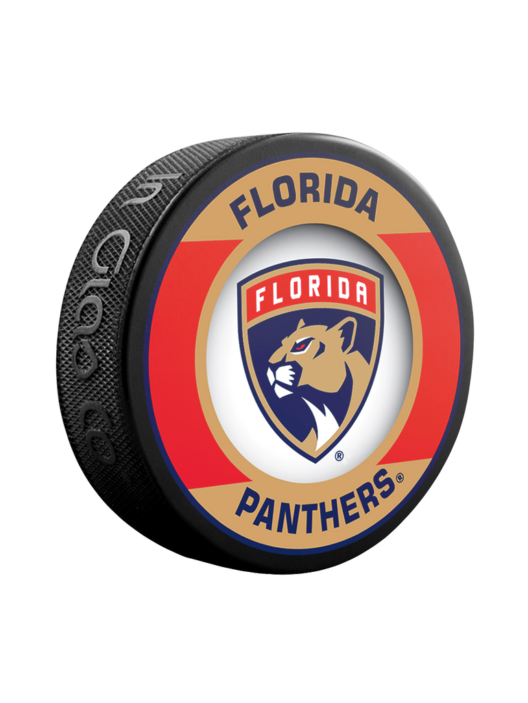 NHL Florida Panthers Retro Souvenir Collector Hockey Puck