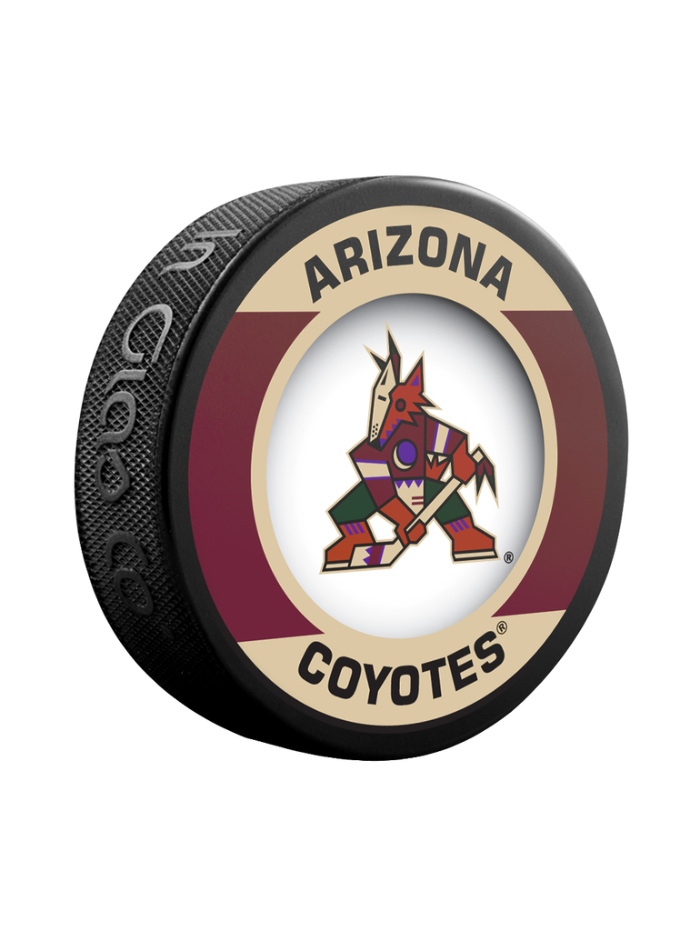 NHL Arizona Coyotes Retro Souvenir Collector Hockey Puck