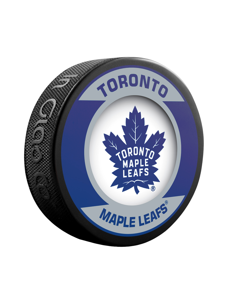 NHL Toronto Maple Leafs Retro Souvenir Collector Hockey Puck