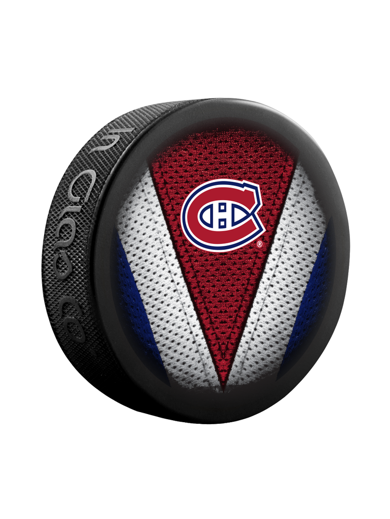 NHL Montreal Canadiens Stitch Souvenir Collector Hockey Puck