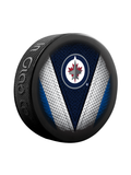 NHL Winnipeg Jets Stitch Souvenir Collector Hockey Puck