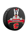 NHL Calgary Flames Mascot Souvenir Hockey Puck