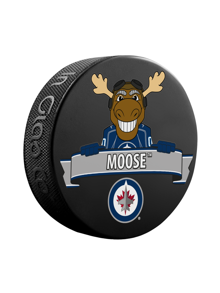 NHL Winnipeg Jets Mascot Souvenir Hockey Puck