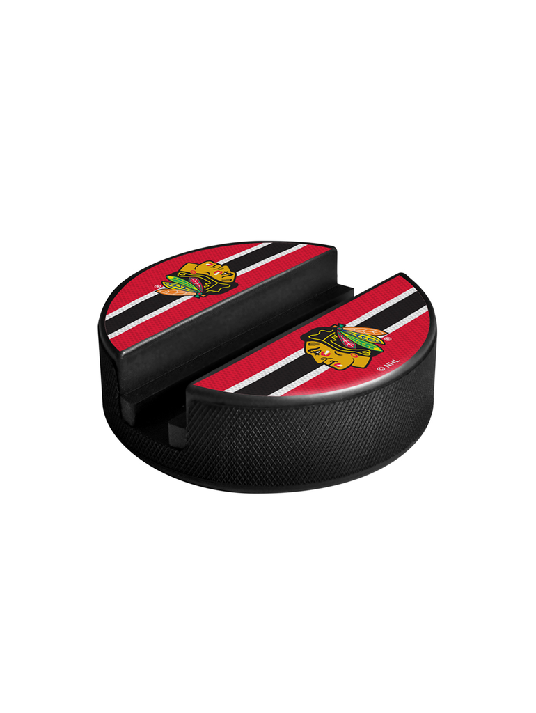NHL Chicago Blackhawks Hockey Puck Media Device Holder