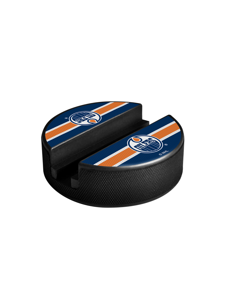 NHL Edmonton Oilers Hockey Puck Media Device Holder