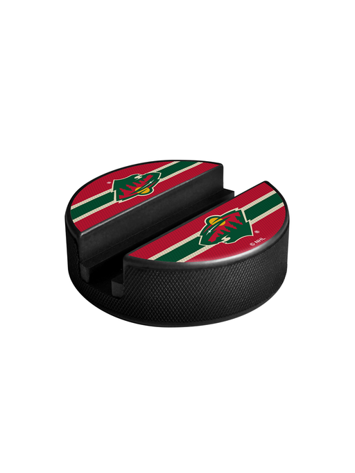 NHL Minnesota Wild Hockey Puck Media Device Holder