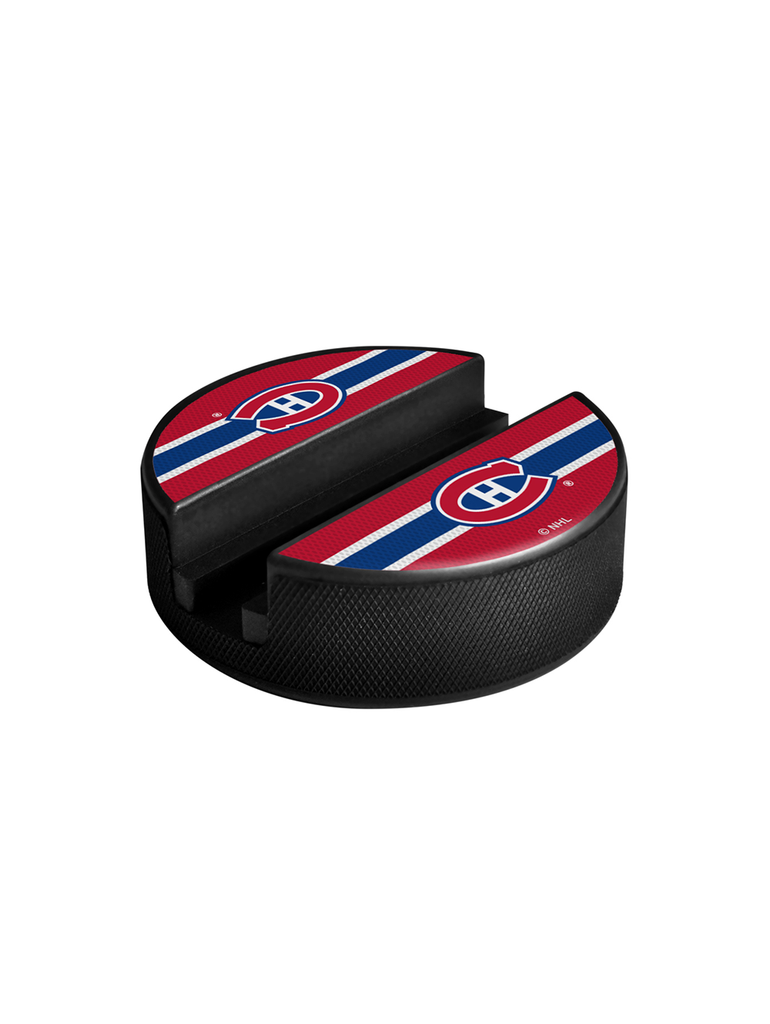 NHL Montreal Canadiens Hockey Puck Media Device Holder