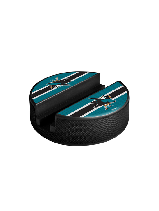 NHL San Jose Sharks Hockey Puck Media Device Holder