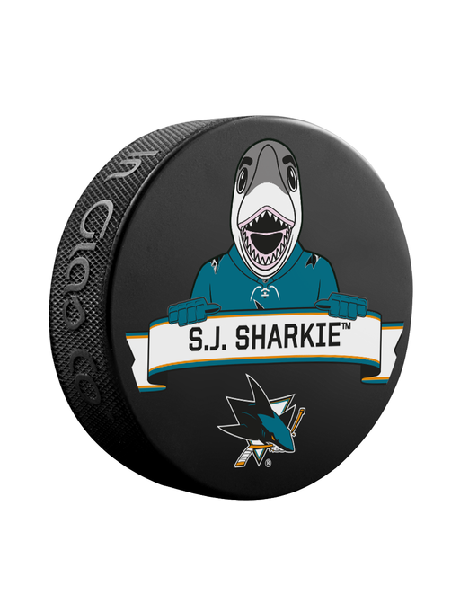 NHL San Jose Sharks Mascot Souvenir Hockey Puck