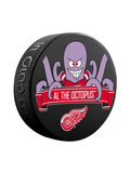NHL Detroit Red Wings Mascot Souvenir Hockey Puck
