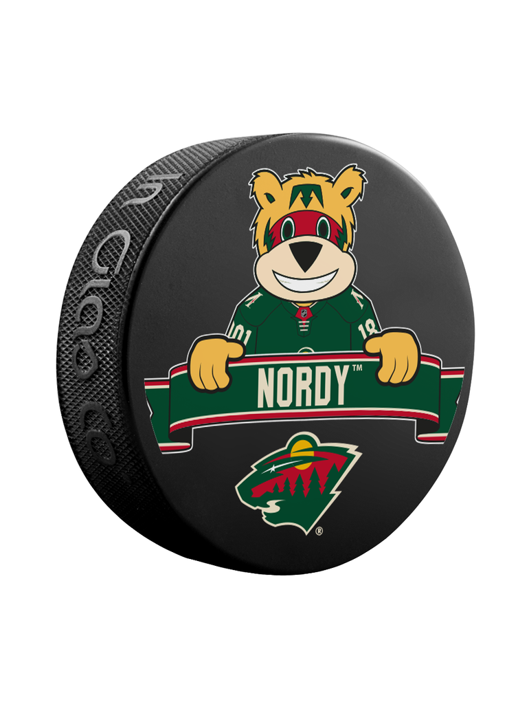 NHL Minnesota Wild Mascot Souvenir Hockey Puck