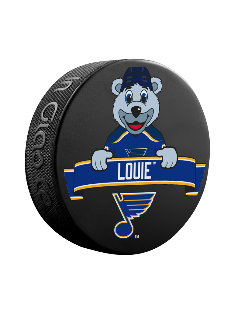 NHL St. Louis Blues Mascot Souvenir Hockey Puck