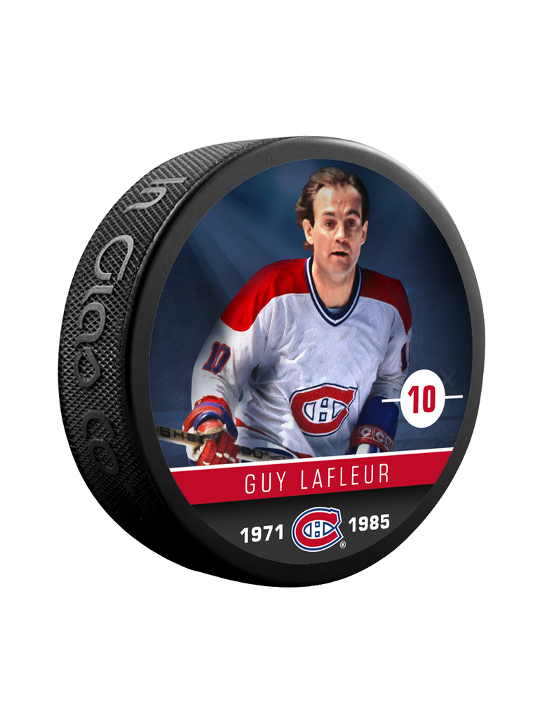 NHLAA Alumni Guy Lafleur Montreal Canadiens Souvenir Collector Hockey Puck