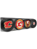 NHL Calgary Flames Souvenir Hockey Puck Collector's 4-Pack