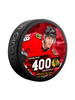 NHLPA Patrick Kane #88 Chicago Blackhawks 400 Goals Scored Souvenir Hockey Puck In Cube