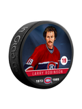 NHLAA Alumni Larry Robinson Montreal Canadiens Souvenir Collector Hockey Puck