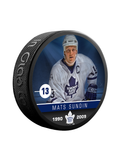 NHLAA Alumni Mats Sundin Toronto Maple Leafs Souvenir Collector Hockey Puck