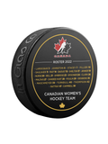 Hockey Canada Women's Hockey Team 2022 Gold Medal Winners Commemorative Puck