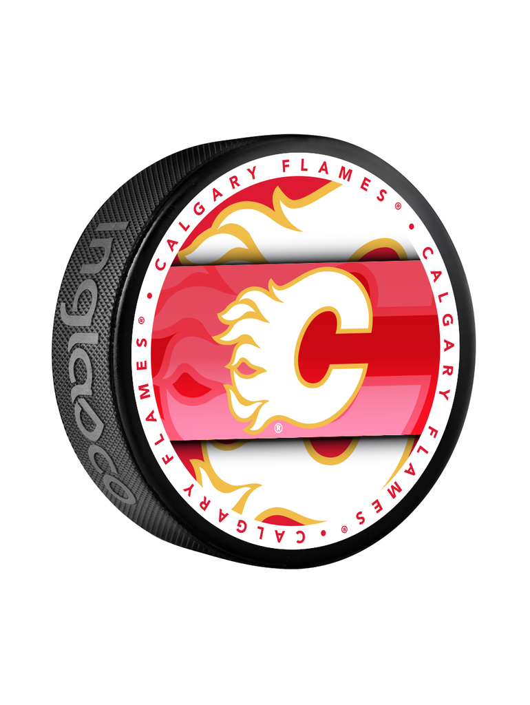NHL Calgary Flames Medallion Souvenir Collector Hockey Puck