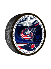 NHL Columbus Blue Jackets Medallion Souvenir Collector Hockey Puck