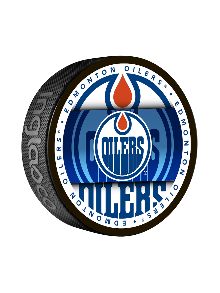 NHL Edmonton Oilers Medallion Souvenir Collector Hockey Puck