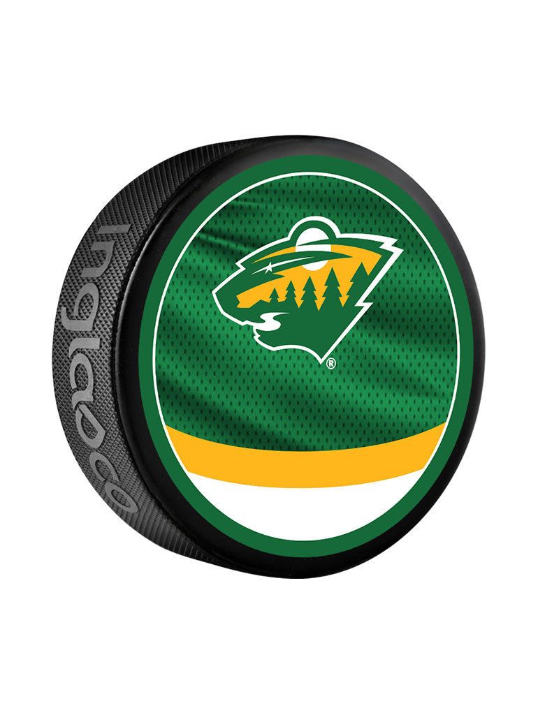 NHL Minnesota Wild Reverse Retro Jersey 2022 Souvenir Collector Hockey Puck