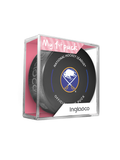 NHL Buffalo Sabres Officially Licensed 2023-2024 Team Game Puck Design In Cube - New Fan Pink
