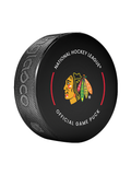 NHL Chicago Blackhawks Officially Licensed 2023-2024 Team Game Puck Design In Cube - New Fan Pink
