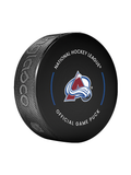 NHL Colorado Avalanche Officially Licensed 2023-2024 Team Game Puck Design In Cube - New Fan Blue