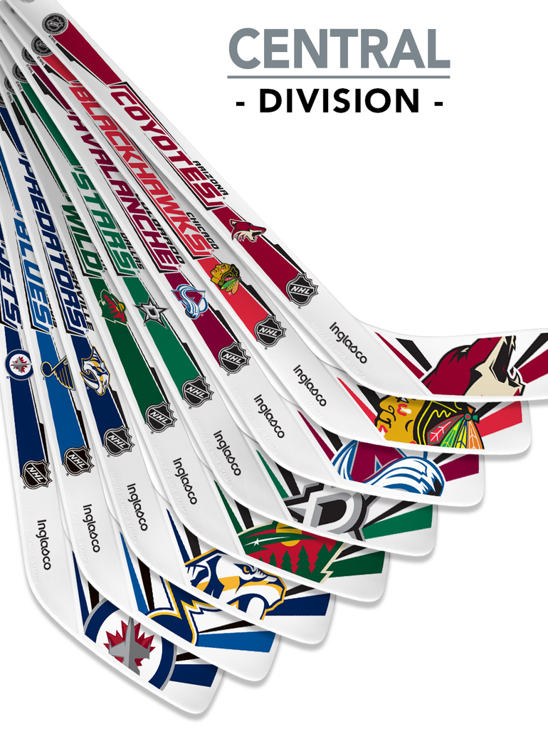 NHL Central Division Player 8-Piece Mini Stick Set
