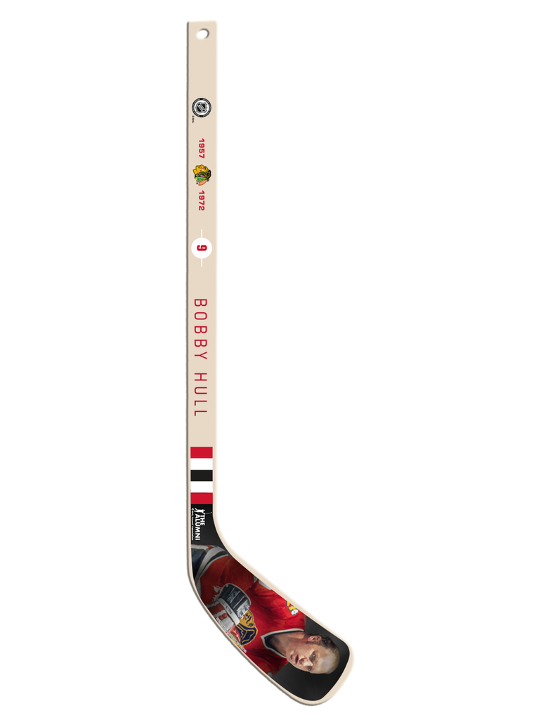 NHLAA Alumni Series Bobby Hull Chicago Blackhawks Wood Player Mini Stick