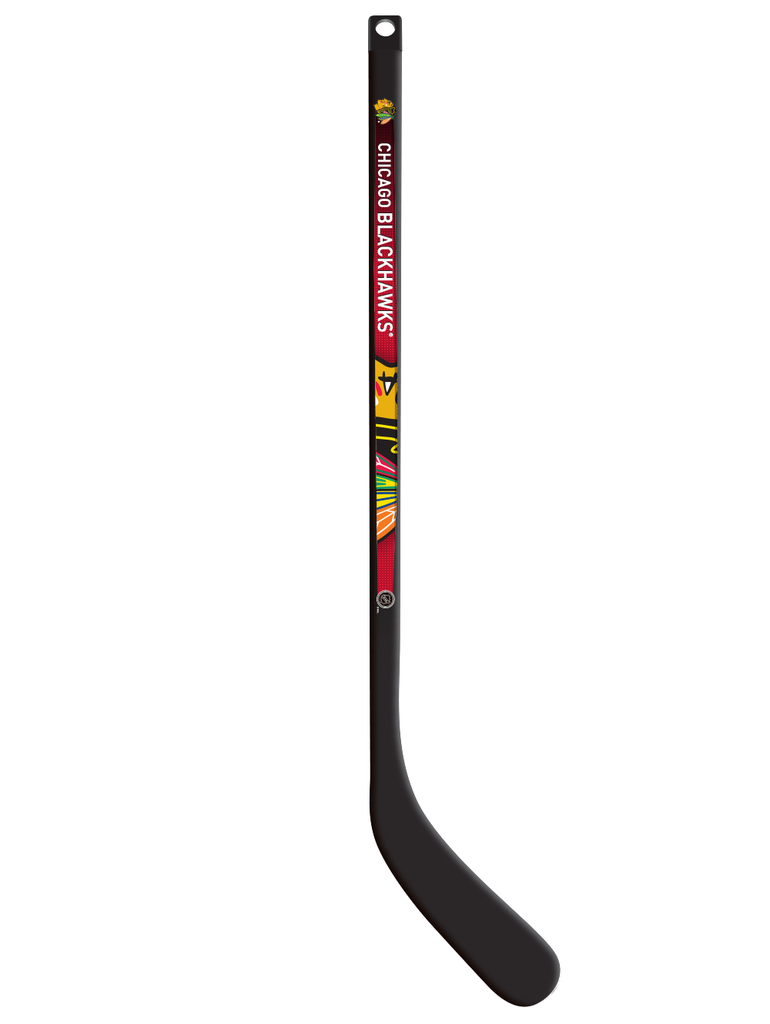 NHL Chicago Blackhawks Plastic Player Mini Stick- Left Curve