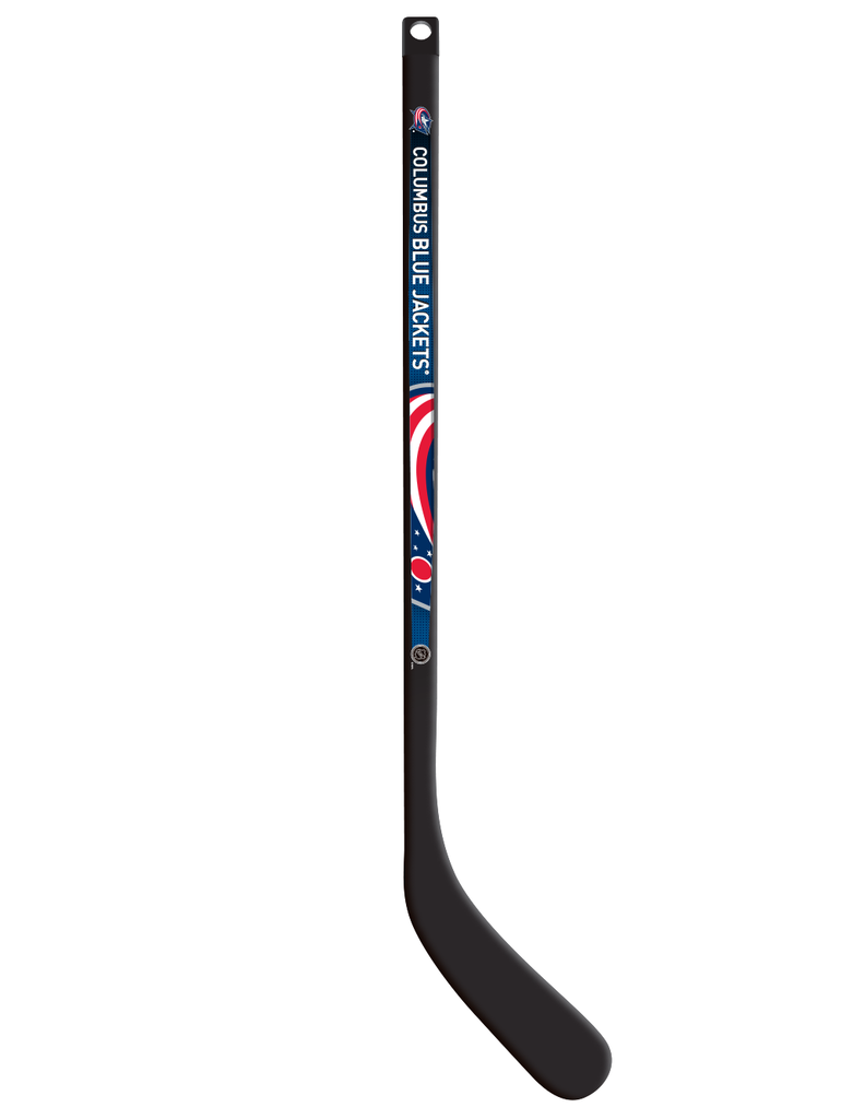 NHL Columbus Blue Jackets Plastic Player Mini Stick- Left Curve