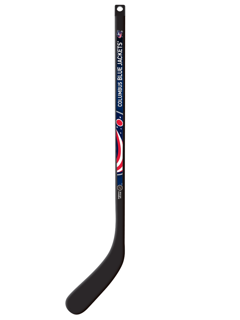 NHL Columbus Blue Jackets Plastic Player Mini Stick- Right Curve