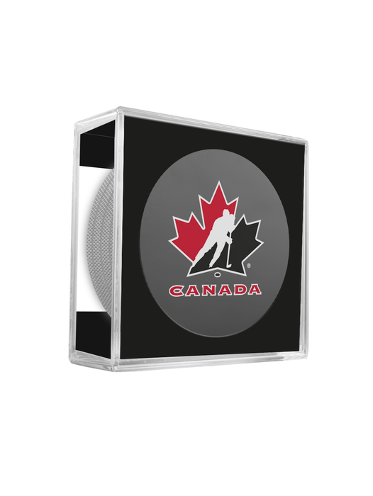 Hockey Canada Hockey Puck Drink Coasters (4-Pack) In Cube