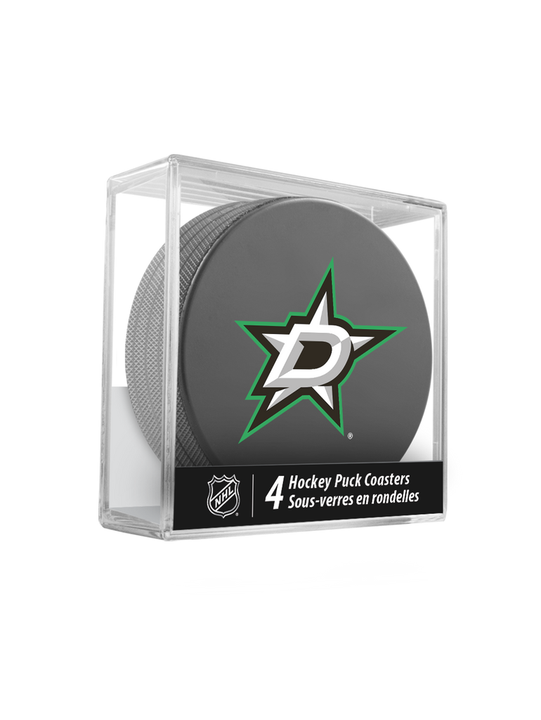 NHL Dallas Stars Hockey Puck Drink Coasters (4-Pack) In Cube