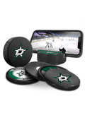 NHL Dallas Stars Ultimate Fan 3-Pack. Includes: 1 NHL Official Classic Souvenir Hockey Puck / 4 Coasters / 1 Media Device Holder
