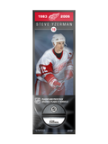 NHLAA Alumni Steve Yzerman Detroit Red Wings Deco Plaque And Hockey Puck Holder Set