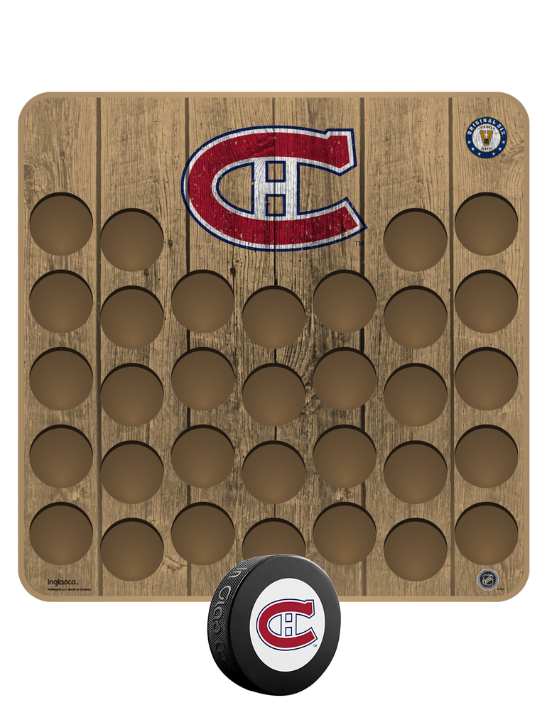 NHL Vintage Montreal Canadiens Hockey Puck Wall Plaque